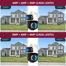 Carregar imagem no visualizador da galeria, Câmera de Segurança - Wifi - 4k Ultra HD - Visão Dupla Pro