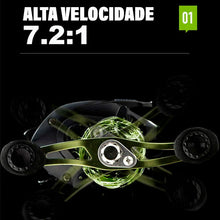 Carregar imagem no visualizador da galeria, Carretilha Shimano 7:2:1 - 8kg Drag + Óculos Pescador Grátis