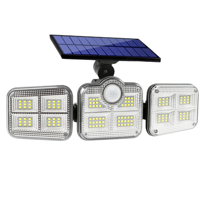 Holofote Solar LED 800W com 3 Cabeças- PowerLight