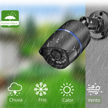 Carregar imagem no visualizador da galeria, Câmera CFTV C/ Sensor de Movimento FullHD 4K a Prova D&#39;água
