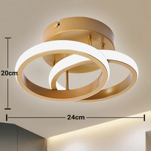 Carregar imagem no visualizador da galeria, Lustre Moderno de Cristal Genuíno e Aço Inoxidável Versátil
