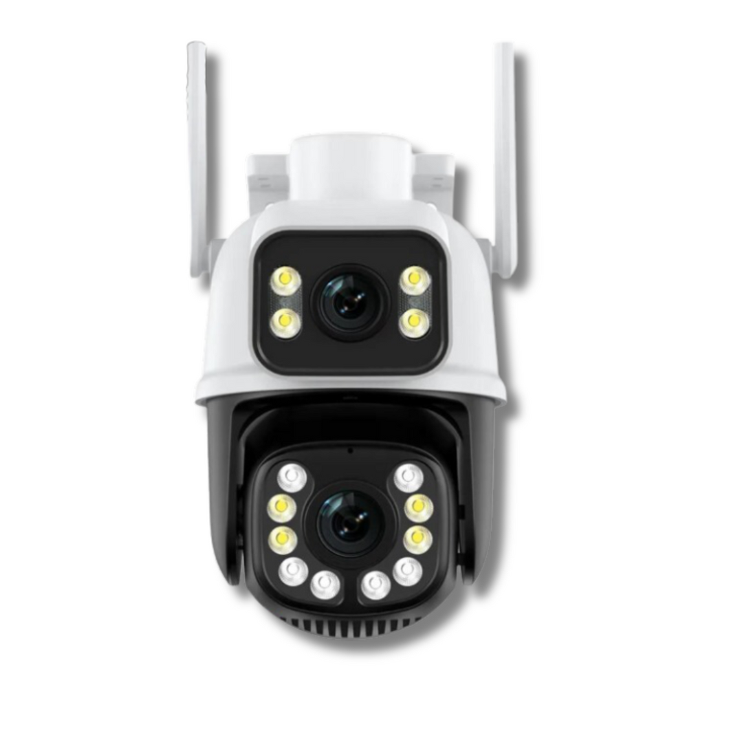 Câmera de Segurança - Wifi - 4k Ultra HD - Visão Dupla Pro