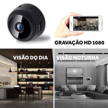 Carregar imagem no visualizador da galeria, Mini Câmera Wifi de Segurança Espiã Full HD Visão Noturna
