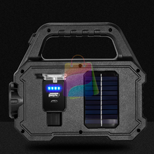 Carregar imagem no visualizador da galeria, Lanterna LED Portátil Recarregável a Luz Solar USB - LightPro
