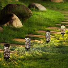 Carregar imagem no visualizador da galeria, Refletor Luminária Holofote Hollow Led com Painel Solar
