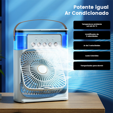 Carregar imagem no visualizador da galeria, Mini Climatizador de Ar C/ Reservatório Para Água e Gelo - Easy Free
